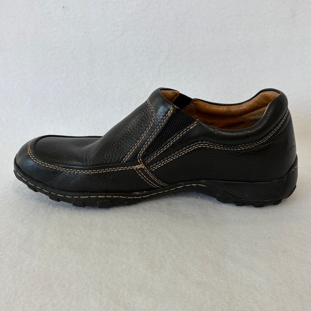 Born Concept Loafers Men's Size 9.5 EUR 43 Black Leather Casual Slip On Shoes - Picture 5 of 11